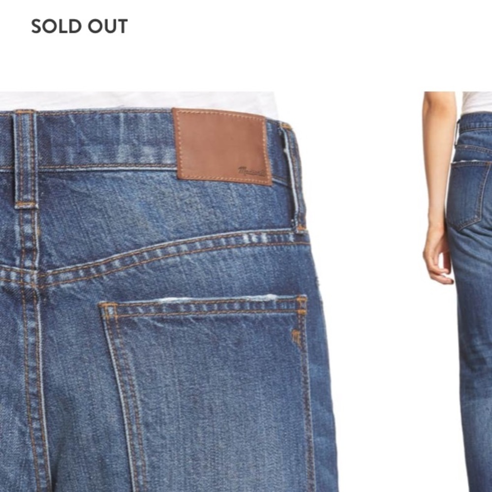 Madewell straight leg jeans
